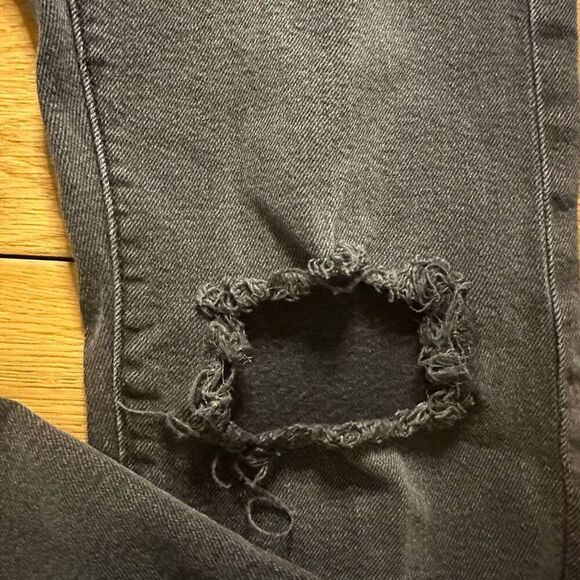 Levi wedgie button fly jeans 28 black - Picture 2 of 12